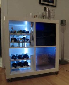 4x4 expedit, lack shelves, hutten, counter lamps, wine glass holdersdescription: Die 10 besten Bilder von Minibar | Wohnzimmer bar, Ikea ...