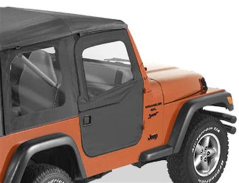 Bestop 2-Piece Soft Doors for Jeep Wrangler 1997-2006 ...