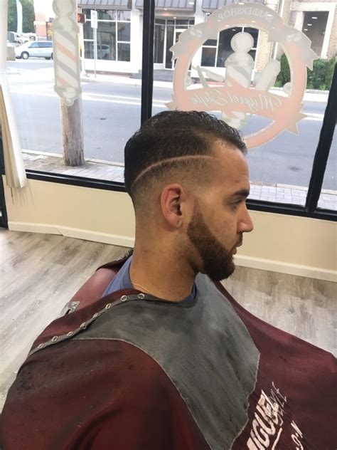 This haircut features short to medium hair on top with shaved sides. Miguel Style Barber Shop - Mens Haircut, Children / Women ...