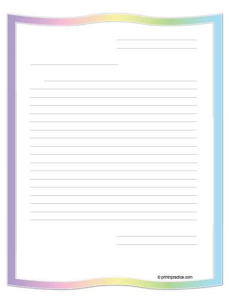 78 Printable Lined Paper School Stationery Christmas