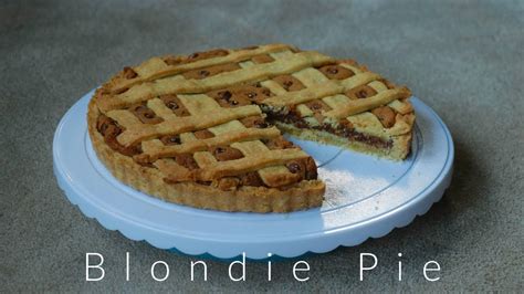 Blondie Pie Recipe Anisacakesandbakes Youtube
