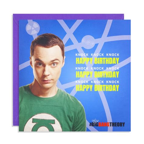 The Big Bang Theory Birthday Card Knock Knock Knock Etsy