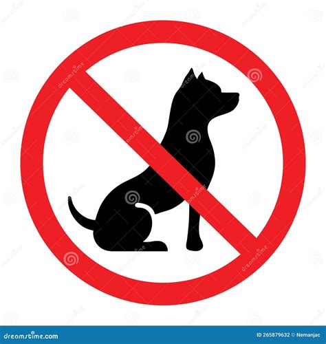 No Dogs Allowed Sign Royalty Free Illustration