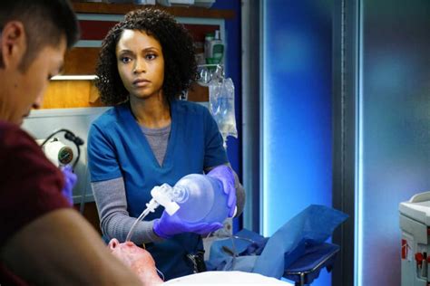 chicago med season 4 episode 22 brian tee as dr ethan choi yaya dacosta as april sexton