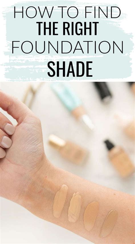 How To Find The Right Foundation Shade Online And In Store Foundation