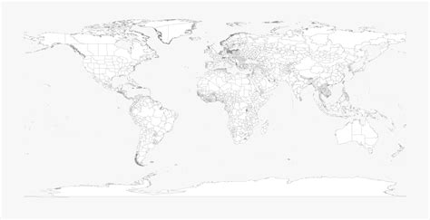 World Map Blank No Borders Free Transparent Clipart ClipartKey
