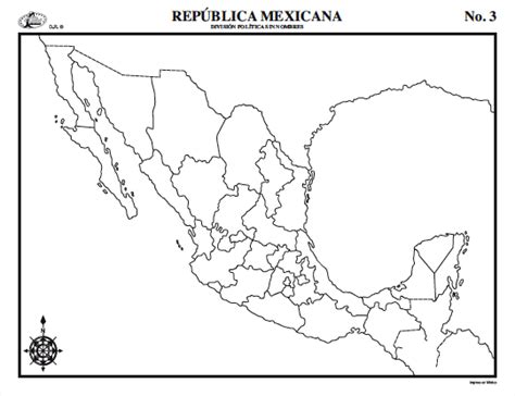 Mapa De La Republica Mexicana Sin Nombres Ayuda Porfa Brainly Lat