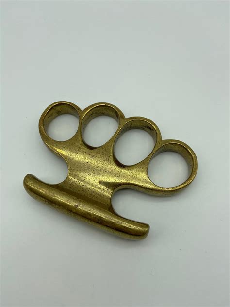 Antique Heavy Brass Knuckle Duster