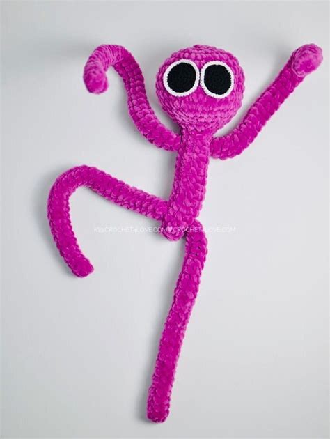 Pdf Pattern Crochet Stuffed Dolls Toys Purple Roblox Etsy Crochet