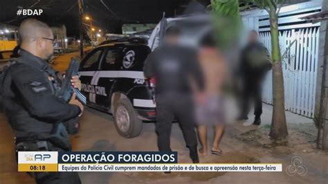 Pol Cia Civil Do Ap Prende Mais De Procurados Por Crimes De