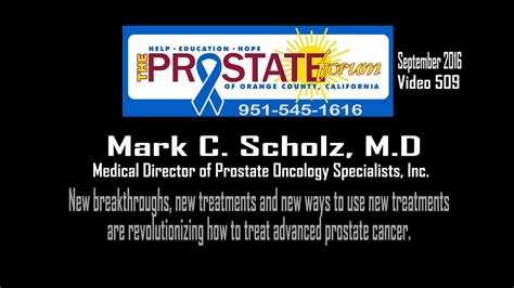 Oligometastatic Prostate Cancer By Mark C Scholz September YouTube