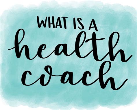 Health Coaching Is A New Field And Many People Are Confused About What