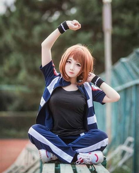 Uraraka Ochaco Cosplay Manga Cosplay Cosplay Anime Cosplay