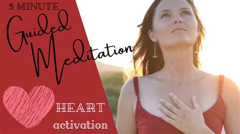 5 Min Guided Meditation Heart Meditation Youtube