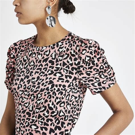 Womens Leopard Print T Shirts Pin On Leopard Series Bodaswasuas
