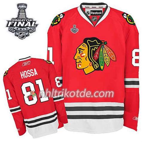 Mit den premier nhl kindertrikots können auch die. Chicago Blackhawks Trikot Marian Hossa #81 Heim Rot 2015 ...