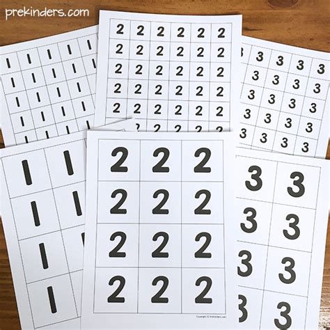 Large Numeral Printables And More Prekinders Math Counting