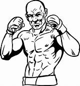 Coloring Boxing Mma Rocky Balboa Clipart Karate Drawing Printable الرياض الرياضي Sports Bjj Cliparts Clip Jardim Combate Abc Judo Bad sketch template