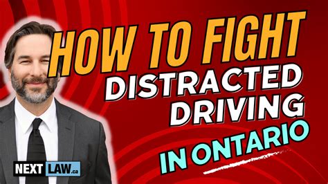 Fighting Distracted Driving Charges In Ontario