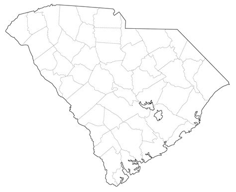 Graphics Us States Outline With County Lines Maps Ask The Econsultant