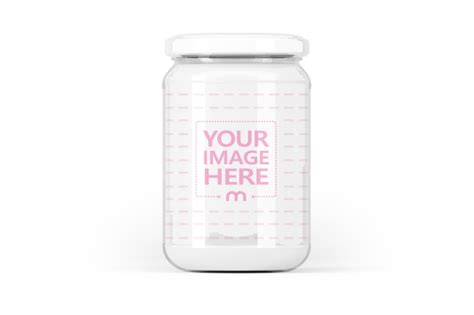 Download Glass Jar Mockup Generator - Mediamodifier