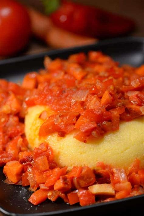 Lesotho Chakalaka And Pap Pap Vegetable Stew With Corn Meal