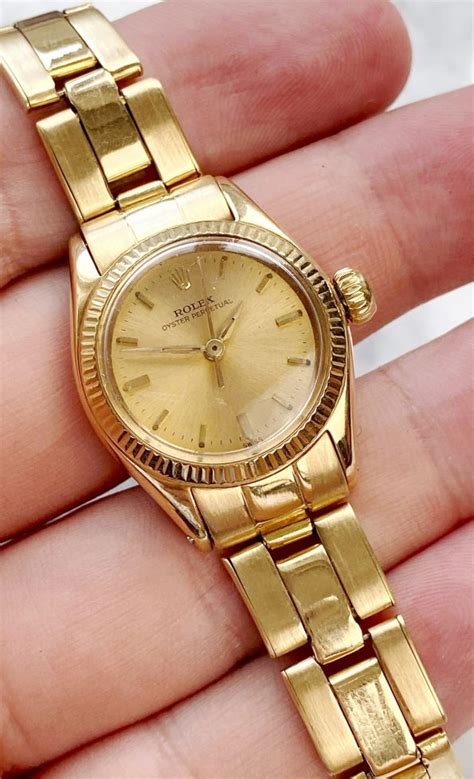 vintage rolex lady solid gold automatic ref 6619 vintage portfolio