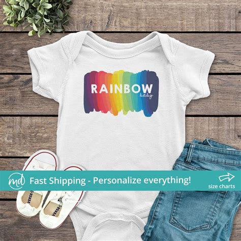 Rainbow Baby Announcement Rainbow Baby Shower T Rainbow Etsy