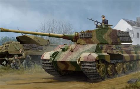 Wallpaper King Tiger Panzerkampfwagen Vi Ausf B Tiger Ii Royal