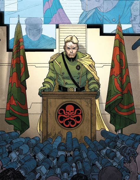 The Supreme Leader Of Hydra Steve Rogers By Javier Pina Marvel Villains Marvel Comics