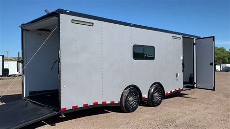 The Perfect Set Up In This 85x24 Dragster Insulated Cargo Trailer For