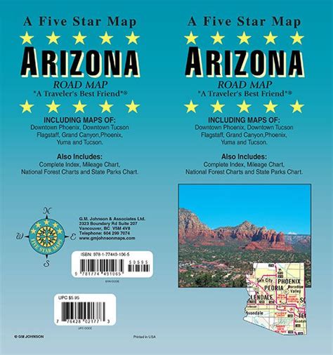 Arizona AZ State Map FS 2022 