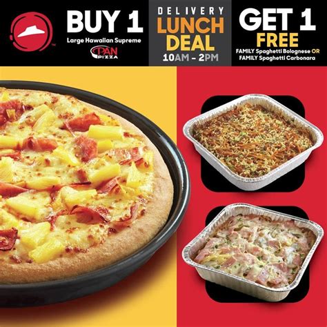 Following new government guidance availability of collection may vary by hut. Pizza Pasta Lunch Promo by Pizza Hut | LoopMe Philippines