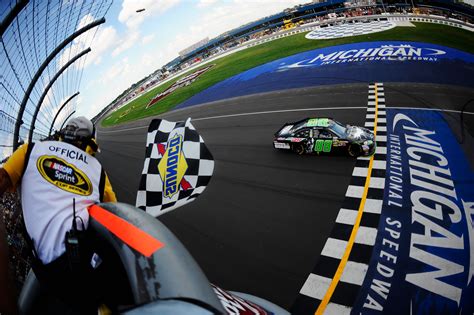 Other names used by a track in the past are shown in italics under the current track name. Dale Jr. finds first victory in four years at Michigan
