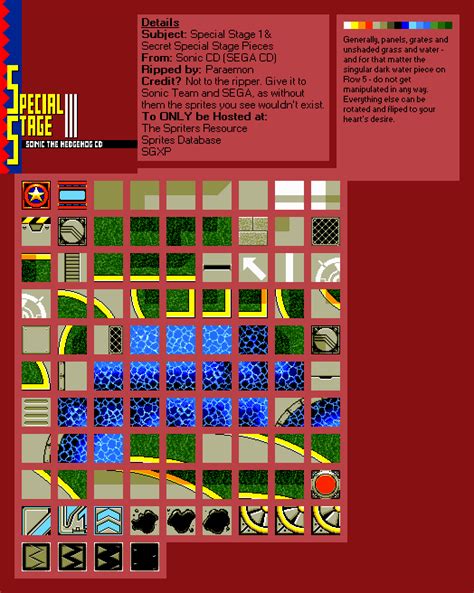 The Spriters Resource Full Sheet View Sonic The Hedgehog Cd