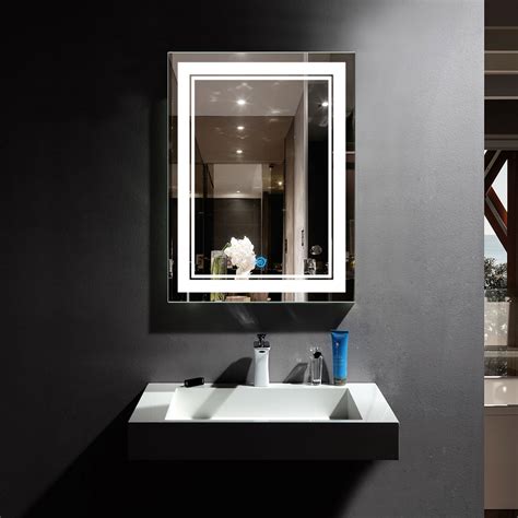 Shop for inexpensive bathroom mirrors online at target. DECORAPORT 24 x 32 In LED Bathroom Mirror with Touch ...