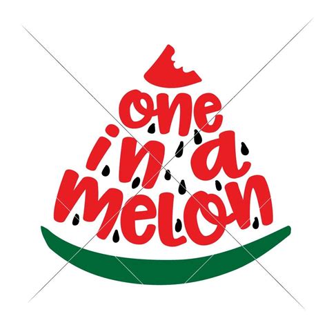 One In A Melon Svg Png Dxf Eps Chameleon Cuttables Llc Chameleon