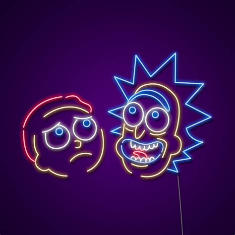 Rick And Morty Neon Sign Neon Led Light Made By Neonize