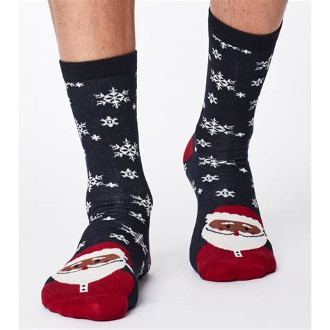 Thought Mens Santa Bamboo Sock In A Bag T Set Thought