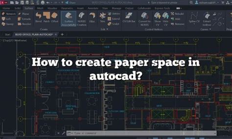 How To Create Paper Space In Autocad