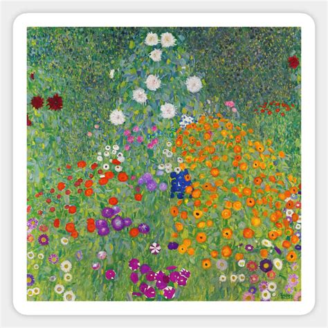 An edition of klimt (1999). Gustav Klimt Flower Garden Sticker в 2020 г | Краска ...