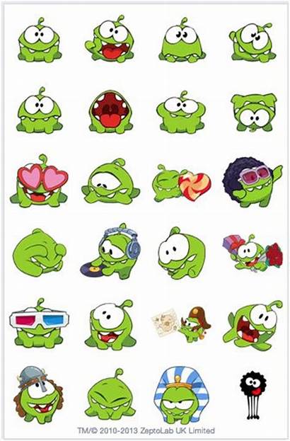 Cut Stickers Rope Om Nom Ropes Sticker