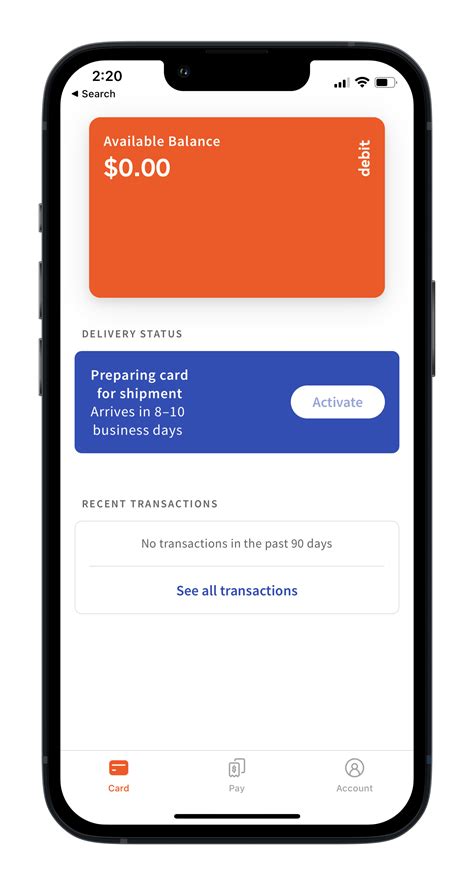 The MyToast App: Card