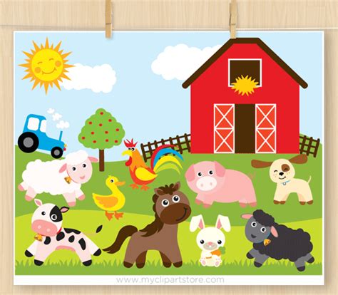 Clipart Farm Animals Barn Pictures On Cliparts Pub 2020