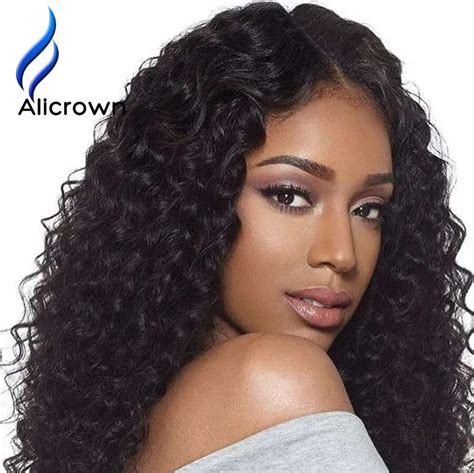 Buy Alicrown Lace Front Human Hair Wigs For Women