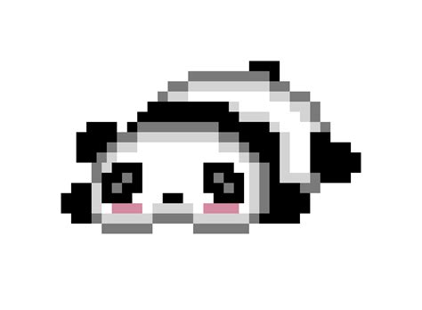 Sleepy Panda | Pixel Art Maker Hakkında cute panda pixel art coloring by number.