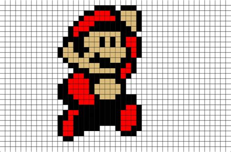 Big Mario Pixel Art Brik