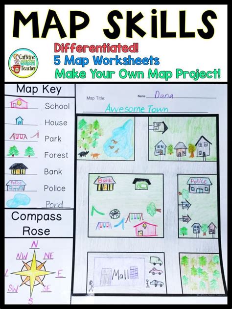 Grade 1 Map Symbols Worksheet