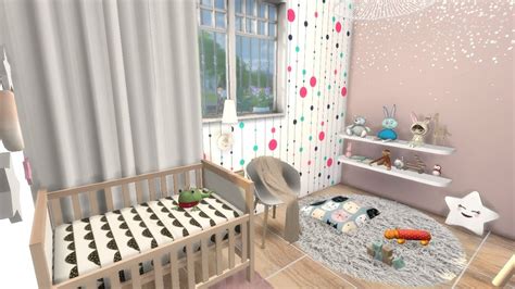 Quarto De Bebê Para Menina The Sims 4 Speed Buildbaby Room For Girl