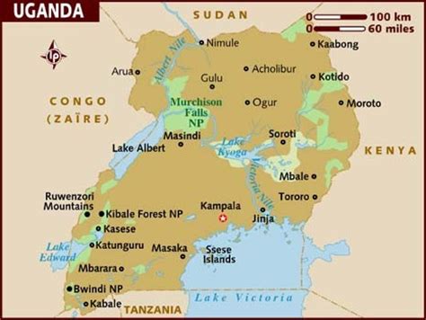 The google map above shows uganda with its location: und bald gehts los :) | julia in uganda